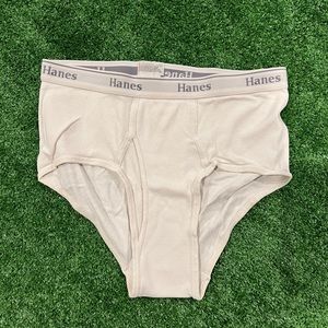 🩲 LARGE WHITE COTTON HANES BRIEFS